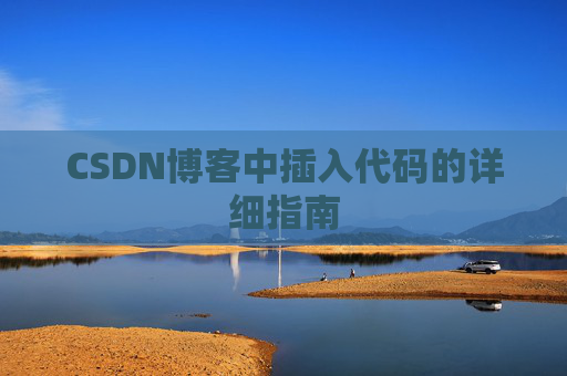 CSDN博客中插入代码的详细指南 CSDN博客中插入代码的详细指南